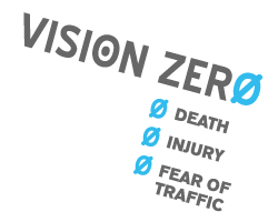 San Diego needs to commit to Vision Zero: No more road deaths, injuries or fear of traffic. Image: Transportation Alternatives