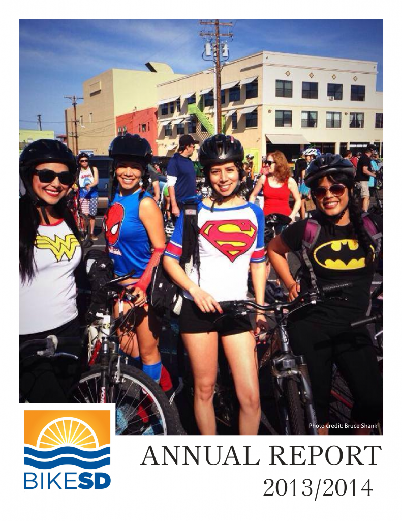 BikeSD Annual Report (Year 2) - Cover