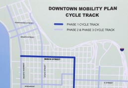 Map of the 2018 Downtown Mobility Plan